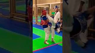 Taekwondo match training [upl. by Lachish]