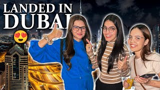 HUM DUBAI PHOUNCH GAYE 😍  Areeb Airport Py Emotional 🥺  Our Hotel Room Tour ♥️ [upl. by Ysied]