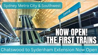 Sydney Metro Vlog 41 Chatswood to Sydenham Extension NOW OPEN [upl. by Celeski]