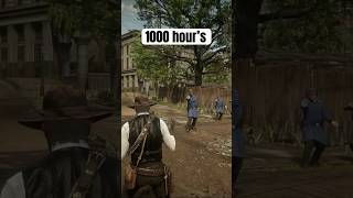 Wanted 10 hours vs 1000 hours of gameplay RDR2 [upl. by Hung89]