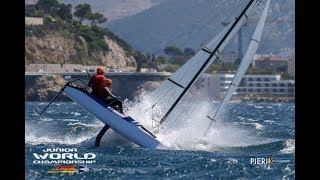 49er  Nacra 17 Sailing Highlights and Crashes  2018 Junior Worlds [upl. by Beach]