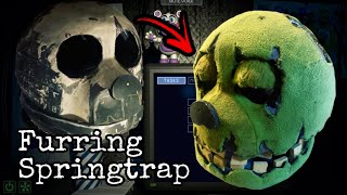 How to Apply Fabric to Cosplay Furring Springtrap [upl. by Lainad453]