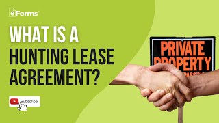 Hunting Lease Agreement  EXPLAINED [upl. by Sarge]