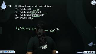 H2SO4 is dibasic acid hence if forms [upl. by Mariel]