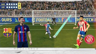 Barcelona vs girona penalty shootout e football pes 2025 [upl. by Peppel27]