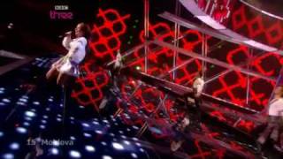 Moldova  Eurovision Song Contest 2009 Semi Final 2  BBC Three [upl. by Elamor]