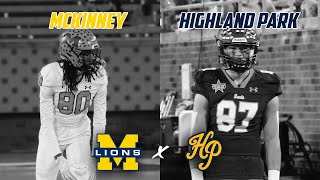 TXFBLIFE GAME OF THE WEEK 6A CLASSIC McKinney vs Highland Park  Texas High School Footbll Playoffs [upl. by Keeler]