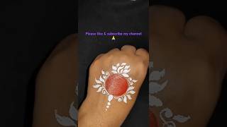 Bengoli design easydrawing Traditional Bindidesign plslikesubscribe youtubeshorts [upl. by Anatniuq298]