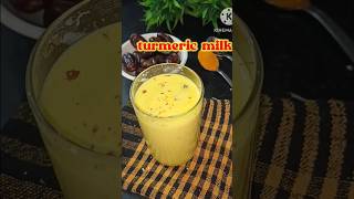 Turmeric milk weight loss drink glowing skin milk healthy milk shorts recipe blogqueens6917👸🏻 [upl. by Etteniuqna808]