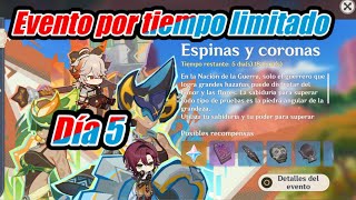 F2P Genshin Impact evento  Espinas y coronas parte 5 [upl. by Errecart]