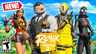 NEW FORTNITE CHAPTER 2 REMIX UPDATE NEW MAP BATTLE PASS amp MORE Fortnite Remix [upl. by Ande]