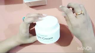 Night cream The Health Healer Night cream reviewsBest cream for brightnessacneand clean skin [upl. by Hedvah]