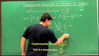 Equação do 2º grau Parte 4  Fórmula resolvente da Equação do Segundo Grau  Aula 49  Legendado [upl. by Trojan421]