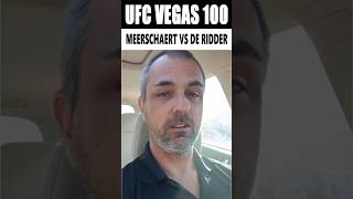 Gerald Meerschaert vs Reinier de Ridder PREDICTION UFC [upl. by Filbert752]