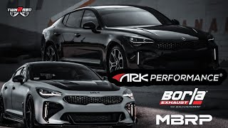 Kia Stinger GT2  GT Exhaust comparisons [upl. by Alleyn]