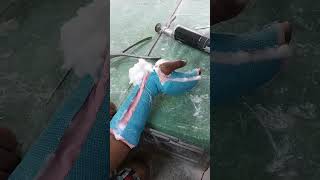 HOW TO CUT A FIBER PLASTER AT HOME EASY [upl. by Balch]