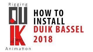 How to Install Duik Bassel New Version 2018 [upl. by Merissa]