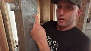 ADU How To  Electric Service Panel and Meter [upl. by Annaitsirhc401]