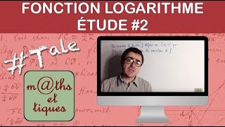 Etudier une fonction logarithme 23  Variations  Terminale [upl. by Abramo]