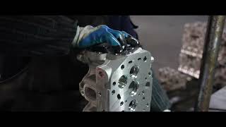 Cylinder Head Manufacturing Process  From Forging to Final Inspection [upl. by Bland]