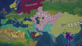 800  1500 Extended Timeline part2  EU4 Timelapse [upl. by Imhskal]