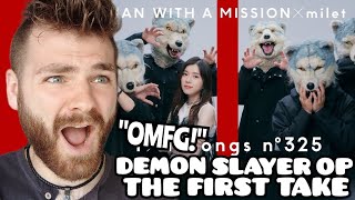 MAN WITH A MISSION × milet quotKizuna no Kisekiquot  Demon Slayer Opening  THE FIRST TAKE  REACTION [upl. by Inait]