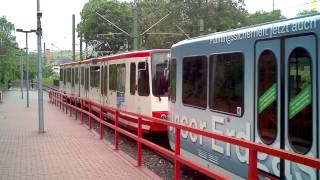 3 Wagenzug der DSW21 beim Stadionbetrieb 3x B80C6 [upl. by Nagol310]