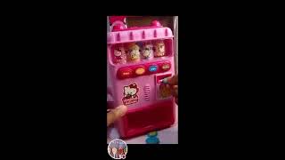 Talking Vending MachineASMRhellokittysatisfyingtoys [upl. by Wilde]