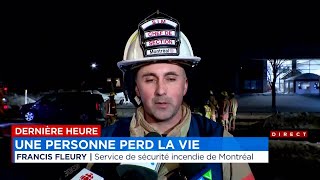 Un mort et 2 blessés graves à la suite dun incendie dans un HLM de PointeauxTrembles  explicatio [upl. by Su]