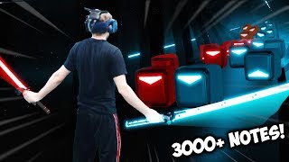 THIS BEAT SABER LEVEL IS INSANE 3000 NOTES [upl. by Bird]