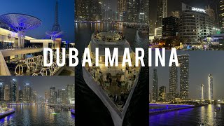 Amazing Dubai Marina Evening Walking Tour  Exploring Dubai Marina [upl. by Ellie216]