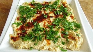 Hummus Aufstrich  Humus Mezesi  vegan orientalisch  Meze tarifi CANANS REZEPTE [upl. by Rainie629]