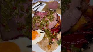 Meaty Bottomless Brunch  Best London Brunches  Temper London  DesignMyNight  Short [upl. by Hteazile]