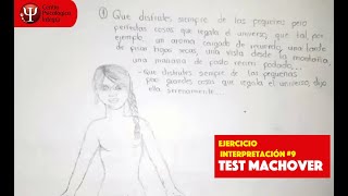 Ejemplo  9 de Interpretación del Test​ Machover o Figura Humana [upl. by Ahsiele]