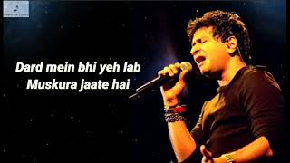 Beete Lamhein Hume Jab Bhi Yaad Aate Hai Lyrics KK Song Rip KK Best Song Gaane Ke Lyrics [upl. by Emelyne]