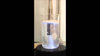 Ultrasonic Degassing of Water with Detergent [upl. by Dorsy205]