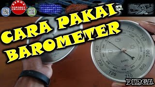 CARA MENGGUNAKAN BAROMETER ANEROID  DIRGA BIOLOGY CHANNEL [upl. by Cob]