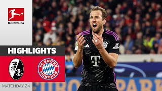 Late Equalizer  SC Freiburg  FC Bayern München  Highlights  MD24 – Bundesliga 2324 [upl. by Atul683]