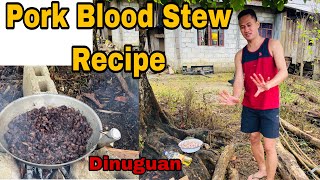 Vlog33 PORK BLOOD STEW DINUGUAN  DINARDARAAN  I ILOCANO VERSION I BY YLARN [upl. by Aleihs767]