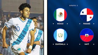 ¿Se REPITE la HISTORIA con MEXICO Asi QUEDÓ el GRUPO de 🇬🇹 GUATEMALA para el PREMUNDIAL SUB 20 [upl. by Garneau]