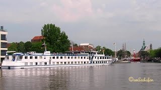 POSEIDON MMSI 244690882 Flusskreuzfahrt River Cruise Emden City Feenstra Rijn Lijn Emder Delft [upl. by Landmeier114]