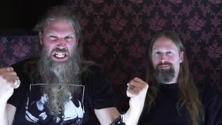 New AMON AMARTH video interview for Jomsviking album with Johan Hegg amp Johan Soderberg [upl. by Nylsirk]