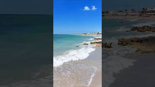 Windy day and emerald water view from the tower of Torre Mozza Ugento  Salento Puglia Italy [upl. by Phillis398]