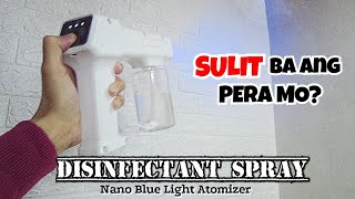 Nano UV Light Atomizer Disinfectant Spray Machine Fogger Gun [upl. by Enninaej]