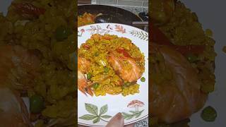 🥘 PAELLA DE MARISCO 👌 receta rápida 💨 [upl. by Mathis]