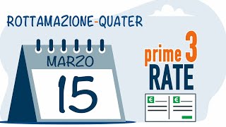 Definizione agevolata entro il 15 marzo 2024 le prime tre rate [upl. by Acila]