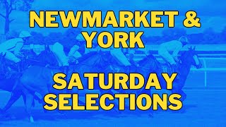 HORSE RACING TIPS FOR SATURDAY 13 JULY 2024 NEWMARKET amp YORK  horseracing horseracingtips [upl. by Aulea]