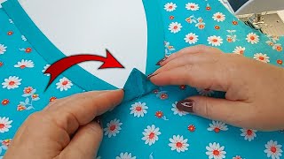 ✅Unknown Secret to Sewing the Perfect VNeckline This Trick Will Transform Your Skills [upl. by Saidnac326]