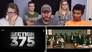 Section 375 Official Trailer REACTION  Akshaye Khanna Richa ChadhaAjay Bahl [upl. by Jobye99]