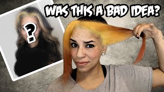 I BLEACHED MY HAIR And things did NOT go as planned [upl. by Idoux]